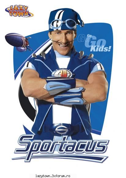 sportacus poze cu sportacus